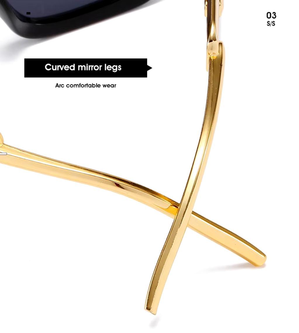 Gafas de Lujo Rimless Doradas – Noir Jaguar Elite